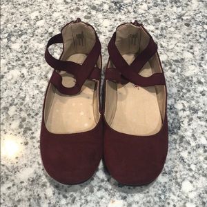 Cat & Jack size 12 ballet flats little girl
